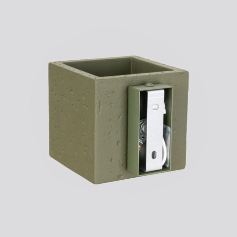 Kinkiet QUAD beton zielona oliwka