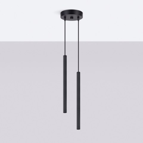 Lampa wisząca ARCHE 2P czarna