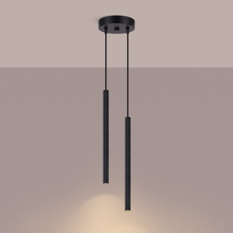 Lampa wisząca ARCHE 2P czarna