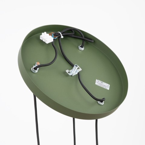 Lampa wisząca ESTRIA 3P beżowa/zielona oliwka