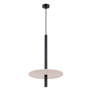 Lampa wisząca FELTRO 1 czarna/beżowa
