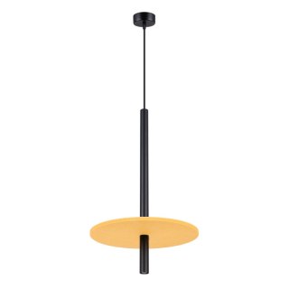 Lampa wisząca FELTRO 1 czarna/żółta