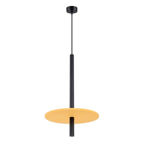 Lampa wisząca FELTRO 1 czarna/żółta