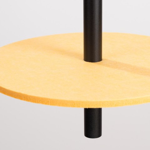 Lampa wisząca FELTRO 1 czarna/żółta