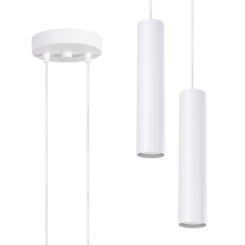 Lampa wisząca LAGOS 2P biała