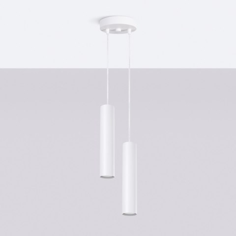 Lampa wisząca LAGOS 2P biała