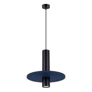 Lampa wisząca PELTA 1 czarna/granatowa