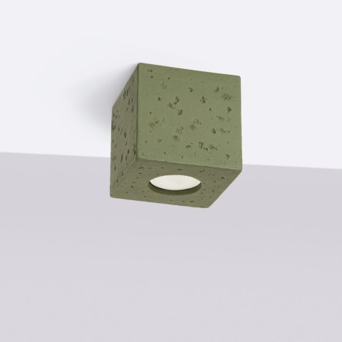 Plafon QUAD beton zielona oliwka