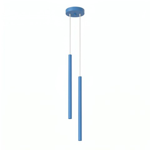 Lampa wisząca PASTELO 2 błękitna