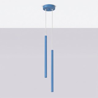 Lampa wisząca PASTELO 2 błękitna