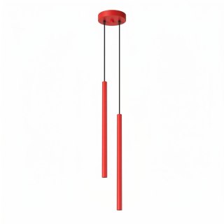 Lampa wisząca PASTELO 2 czerwona
