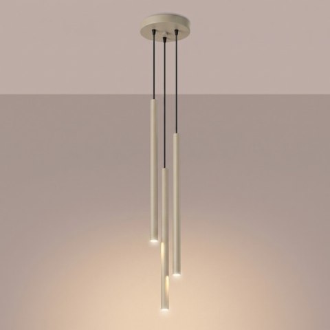 Lampa wisząca PASTELO 3P taupe