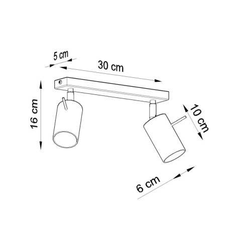 Plafon RING 2 taupe