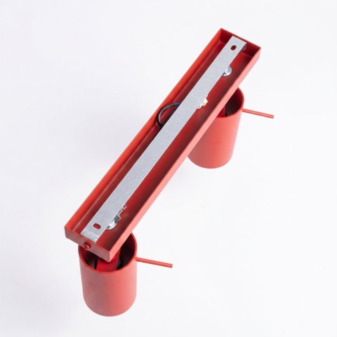 Plafon RING 3L czerwony