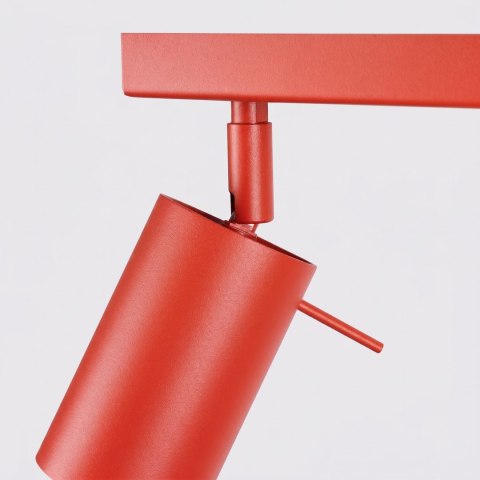 Plafon RING 6L czerwony