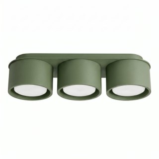 Plafon MODO 3 zielona oliwka Gx53