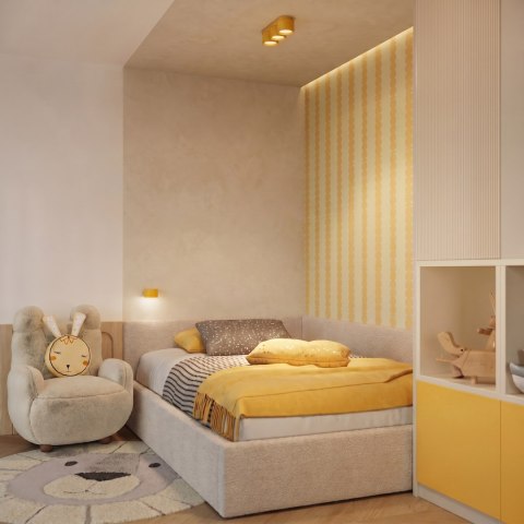 Plafon MODO 3 żółty Gx53