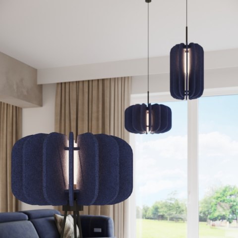 Lampa podłogowa MULA 45 granatowa