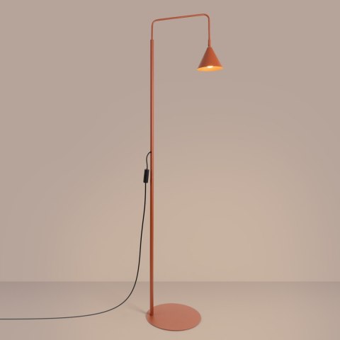 Lampa podłogowa NOX ochra czerwona