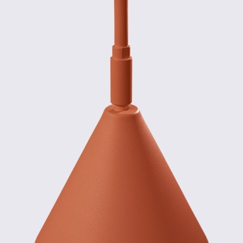 Lampa podłogowa NOX ochra czerwona