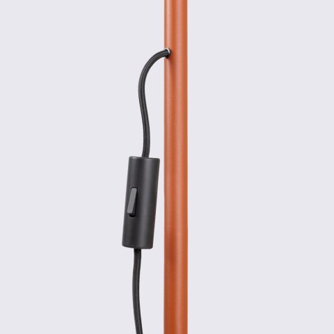 Lampa podłogowa NOX ochra czerwona