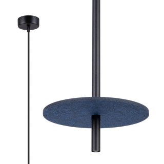 Lampa wisząca FELTRO 1 czarna/granatowa