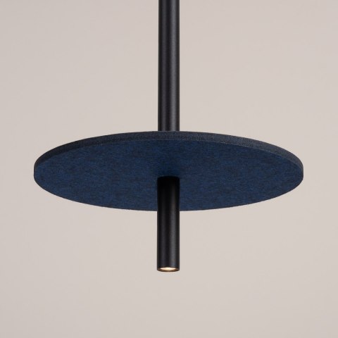 Lampa wisząca FELTRO 1 czarna/granatowa