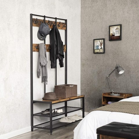 KOMODA CZARNA MODUS, LAMELE, LOFT, DO SALONU, PUSH TO OPEN, METALOWE NOGI