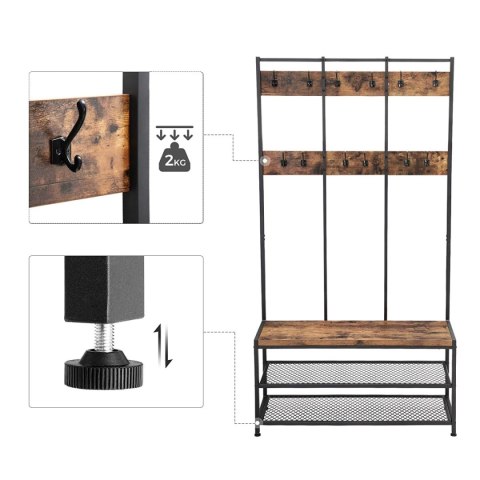 KOMODA CZARNA MODUS, LAMELE, LOFT, DO SALONU, PUSH TO OPEN, METALOWE NOGI