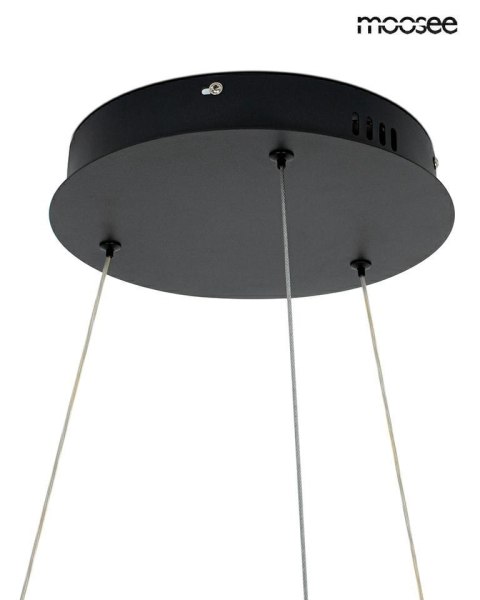 LAMPA WISZĄCA FIORITO MOOSEE, LED, ROŚLINY, KWIATY, PILOT, RING, 80 CM