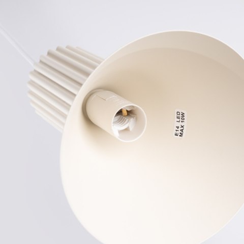 Lampa wisząca ESTRIA 1 beżowa