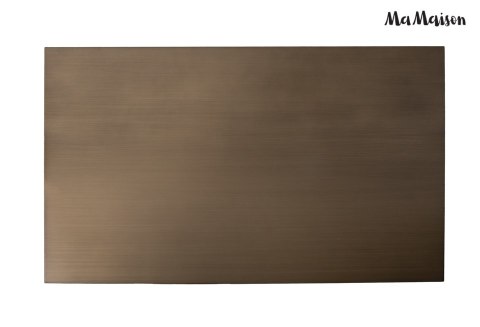 STOLIK KAWOWY LAWA ORORE, STÓŁ DO SALONU, LOFT, ZŁOTY SZCZOTKOWANY, 130 CM