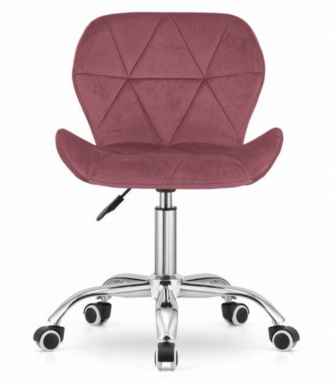 KRZESŁO OBROTOWE ERGONA, TAPICEROWANE, WELUROWE, DO SALONU, VELVET, GLAMOUR