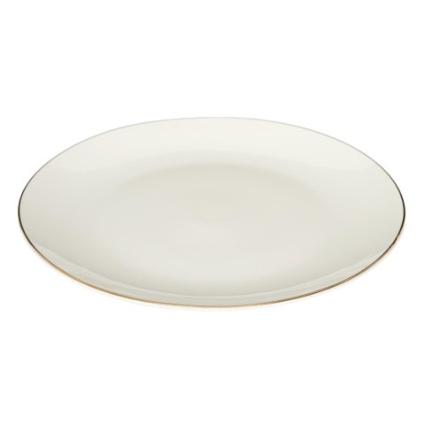 SERWIS OBIADOWY PORCELANOWY LUMINOSO, 12 ELEMENTÓW, 4 OSOBY, BIAŁO-ZŁOTY