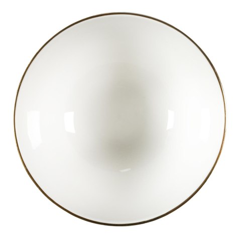 SERWIS OBIADOWY PORCELANOWY LUMINOSO, 12 ELEMENTÓW, 4 OSOBY, BIAŁO-ZŁOTY