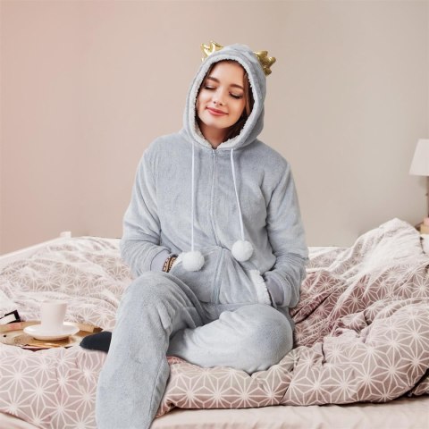 Kombinezon Onesie Sowa szara rozmiar M ( Rozmiar: uniwersalny )