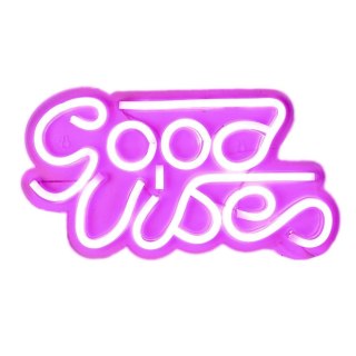 Lampa Good Vibes Neon LED ( Rozmiar: uniwersalny )