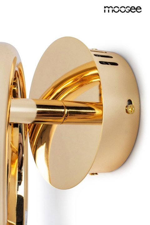 MOOSEE zestaw 2 lamp ściennych HELIOS złoty