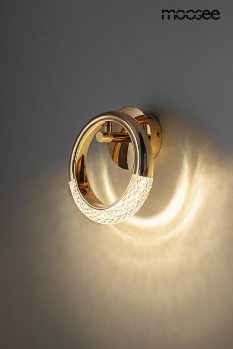 MOOSEE zestaw 2 lamp ściennych HELIOS złoty
