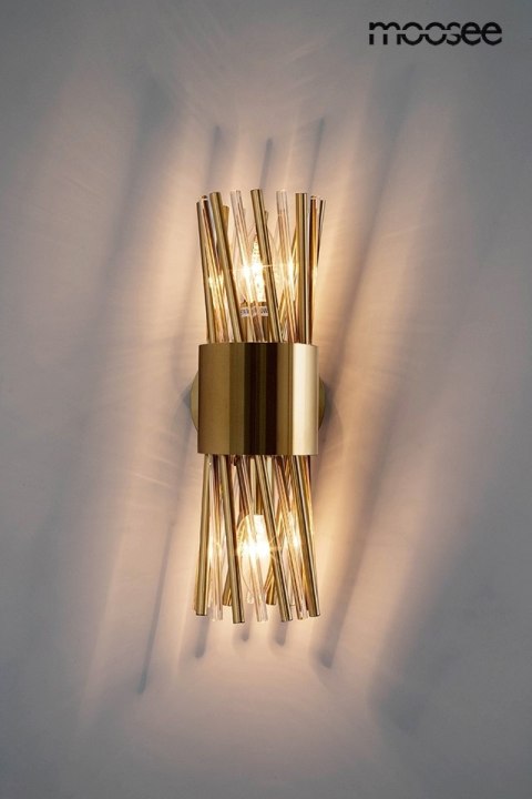 MOOSEE zestaw 2 lamp ściennych LORENZO złoty