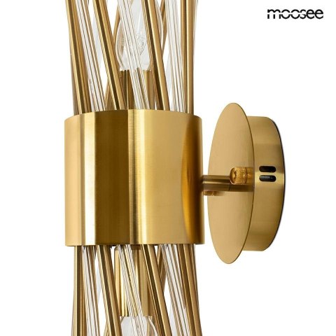 MOOSEE zestaw 2 lamp ściennych LORENZO złoty