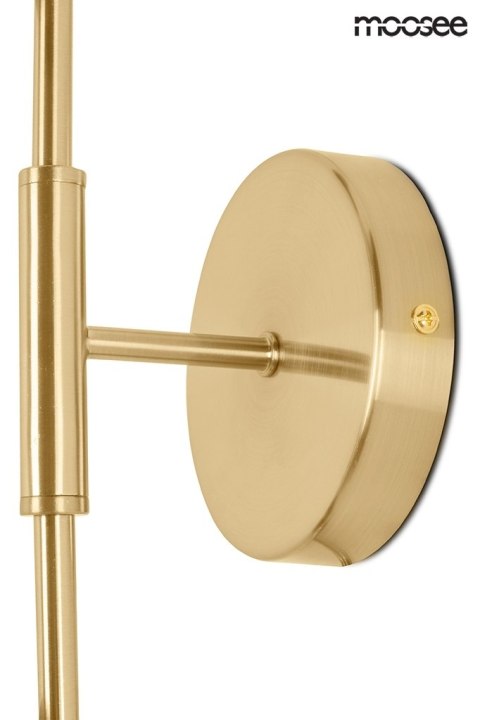 MOOSEE zestaw 2 lamp ściennych LUCCA złoty