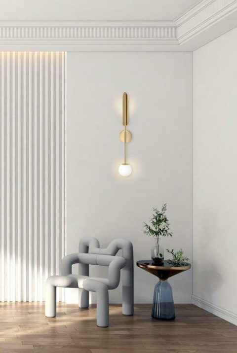 MOOSEE zestaw 2 lamp ściennych LUCCA złoty