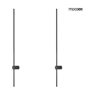 MOOSEE zestaw 2 lamp ściennych OMBRE 120 czarny