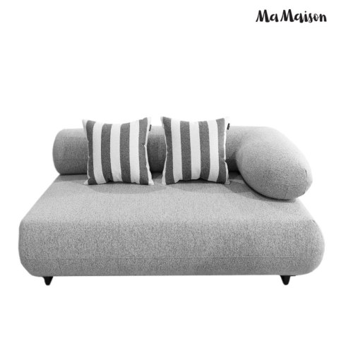 MaMaison sofa ogrodowa ALEXANDER szara (poduszki i pokrowiec w zestawie)