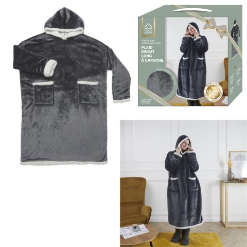 Bluza długa/ snuddie szara ( Rozmiar: uniwersalny )