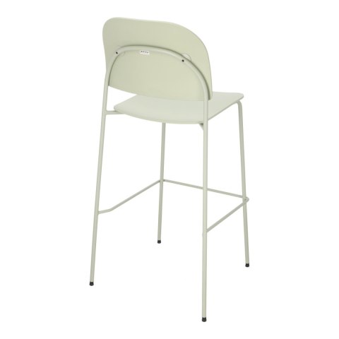 HOKER, KRZESŁO BAROWE FLUX 75 CM, SZAŁWIOWY, DO WYSPY KUCHENNEJ, METALOWY