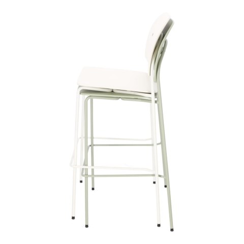 HOKER, KRZESŁO BAROWE FLUX 75 CM, SZAŁWIOWY, DO WYSPY KUCHENNEJ, METALOWY