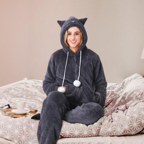 Kombinezon Onesie Kot rozmiar XL szara ( Rozmiar: uniwersalny )