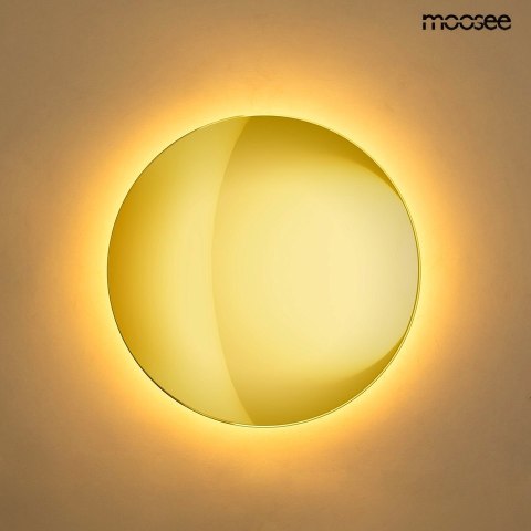 MOOSEE zestaw 2 lamp ściennych SHADOW SUN 25 złoty